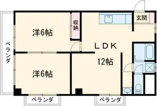 新泉ビル【4階】の間取り