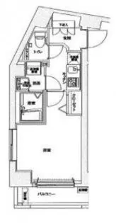 ドルチェ東新宿【8階】の間取り