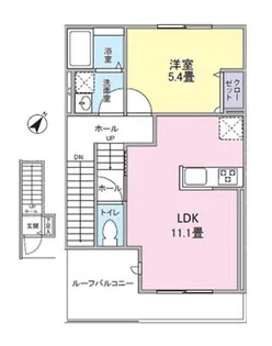 THE HOUSE Nishi Hachioji【2階】の間取り