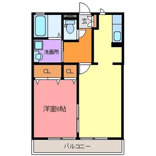 アルル壱番館【1階】の間取り