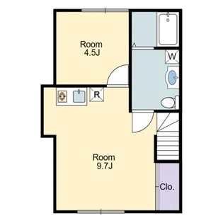 アラーモ北池【2階】の間取り