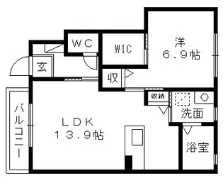 GARO【1階】の間取り