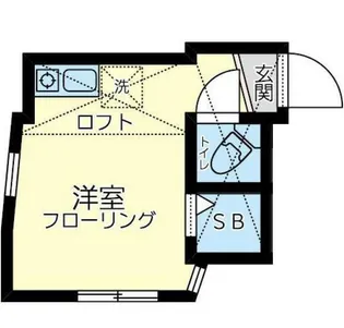 ユナイト江川ガルーダの杜【1階】の間取り