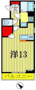 ウィッシュ・スクエア・イースト【6階】の間取り
