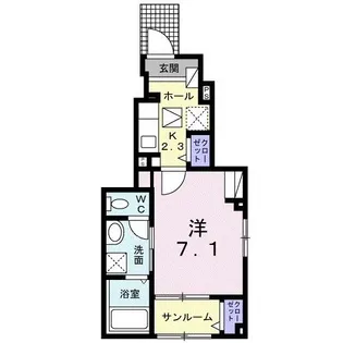 ポプラII【1階】の間取り