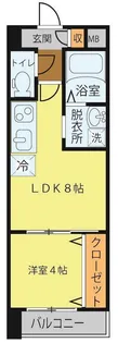 シェルグランデ泉中央【1階】の間取り