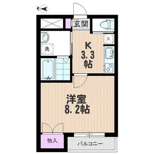 【へーベルメゾン】クォリティー武蔵浦和【2階】の間取り