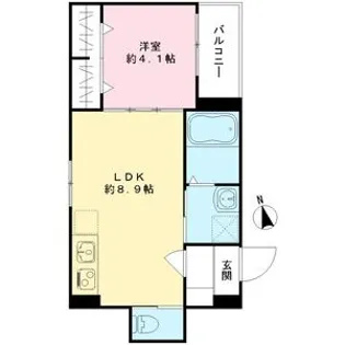 LUANA【1階】の間取り