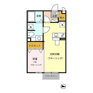 セジュールカミ【2階】の間取り