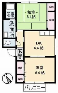 エーデルハオス B棟【1階】の間取り