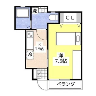 プレジールさくら【1階】の間取り