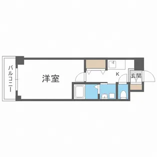 メゾン・デ・ノムラ島之内【2階】の間取り