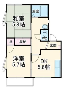 レジデンス【2階】の間取り