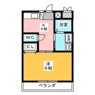 テラスホーエー【2階】の間取り