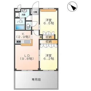 カーフェイ【1階】の間取り