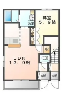 Dモンド【1階】の間取り