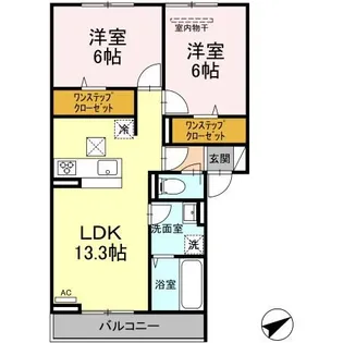 グランツ【1階】の間取り