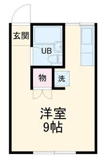 オーエムハイツ【1階】の間取り
