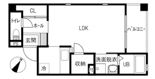 ゼフィール石引【4階】の間取り