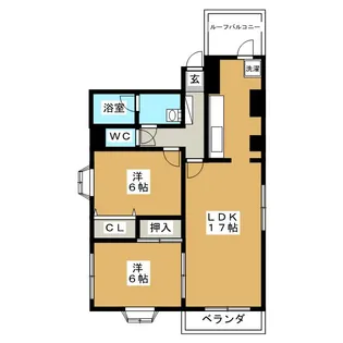 佐久間マンション【4階】の間取り