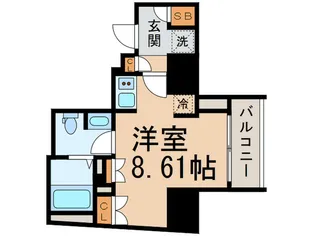 ボルト渋谷松濤【7階】の間取り