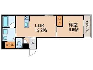 ボヌール【3階】の間取り