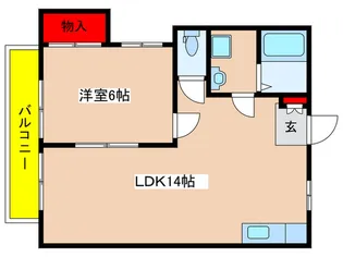 サンフラワ-【2階】の間取り