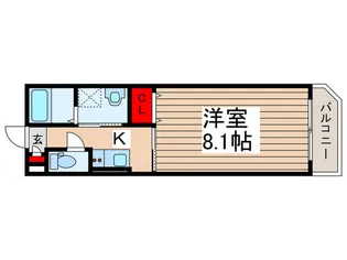 メグリオ新松戸【1階】の間取り