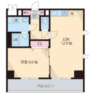 クレストヒル桃ヶ丘【5階】の間取り