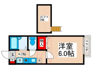 スマイル ハピネス【2階】の間取り