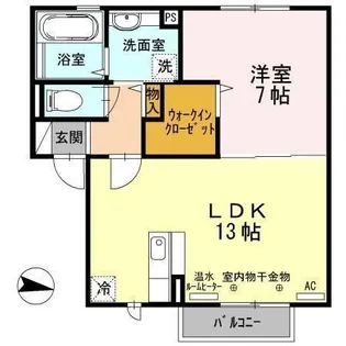 アネックス惣II【1階】の間取り