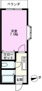 ローズガーデン【1階】の間取り