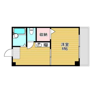 HALF MOON服部【2階】の間取り