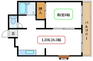 フローレンス富澤【2階】の間取り