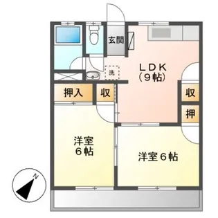 泉ハイツ久保【3階】の間取り