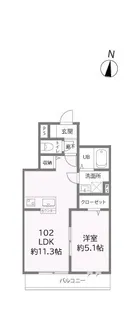 コンフォルディア【1階】の間取り