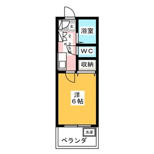 クリスタルガーデン【1階】の間取り