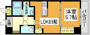 サンフォレスタ七尾【4階】の間取り