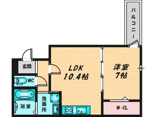 STスクエア徳庵【1階】の間取り