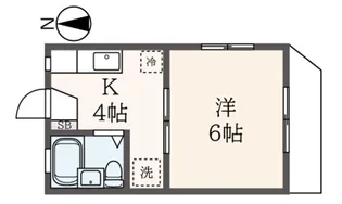 メゾン佃【1階】の間取り