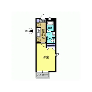 セジュール メゾン【2階】の間取り