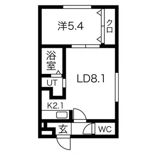 Ananas(アナナス)【2階】の間取り