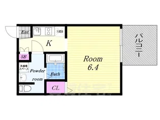 アドバンス大阪セレーノ【3階】の間取り