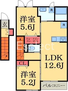 メゾンレイア【2階】の間取り