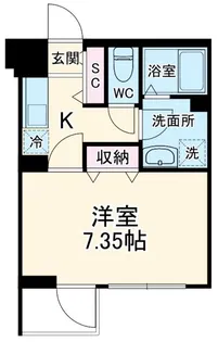 ジェノヴィア蕨【3階】の間取り