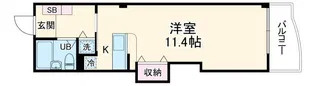 ネストB&W【3階】の間取り