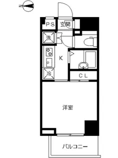 スカイコート菊川【2階】の間取り