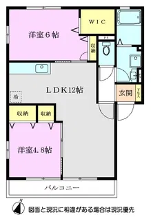 アルペンローゼ【1階】の間取り