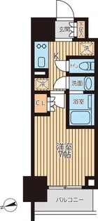 クロスレジデンス蒲田II【9階】の間取り