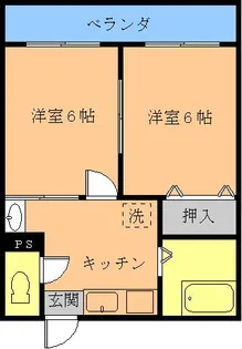 Lコーポ A棟【1階】の間取り